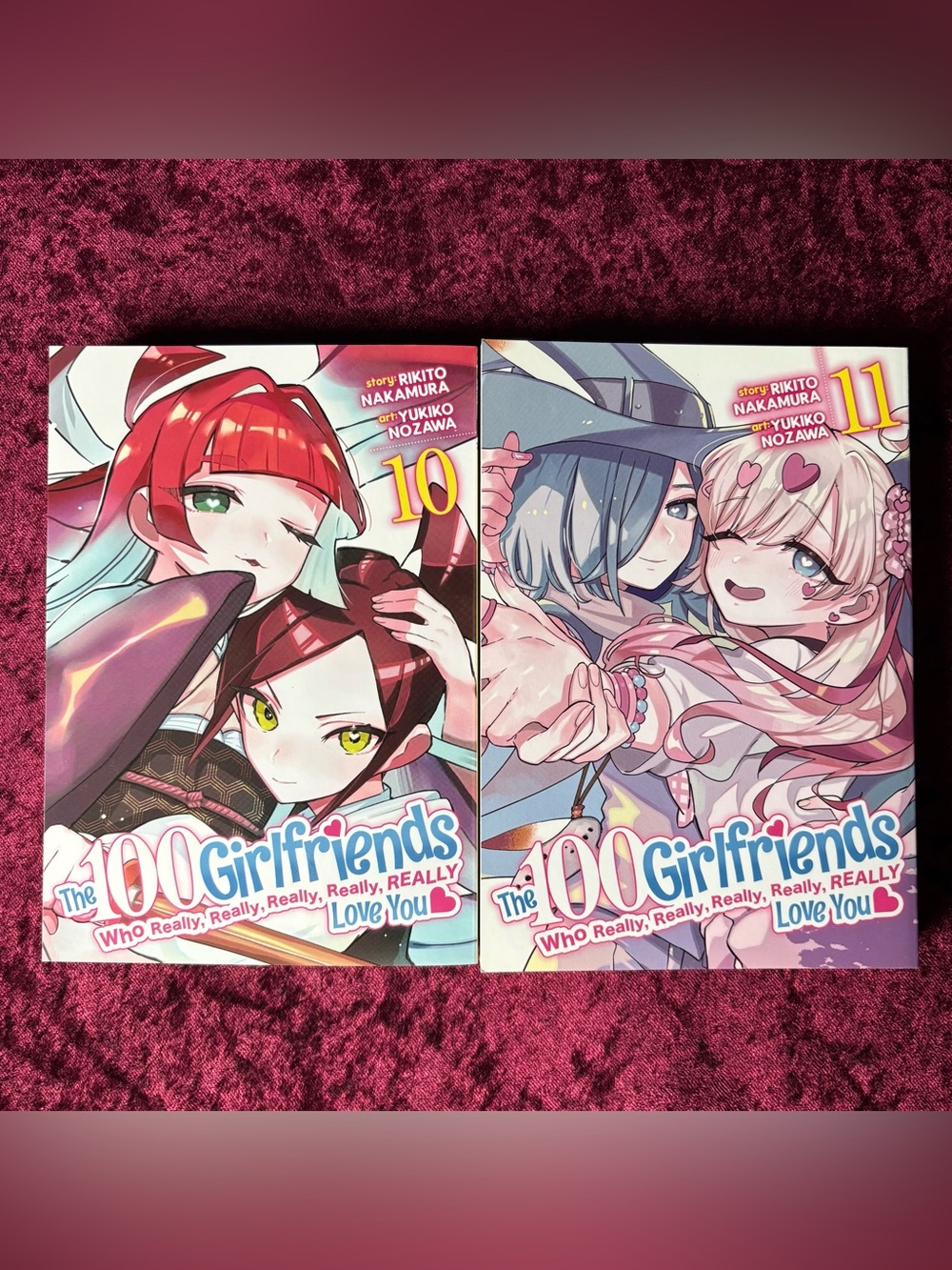 The 100 Girlfriends Who Really, Really, Really, Really Love You vol 10-11 Manga